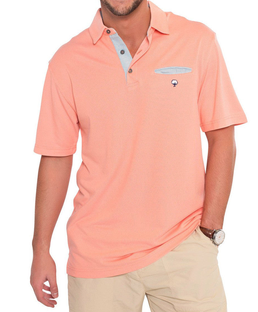 Southern Shirt Co. - Oxford Performance Pocket Polo