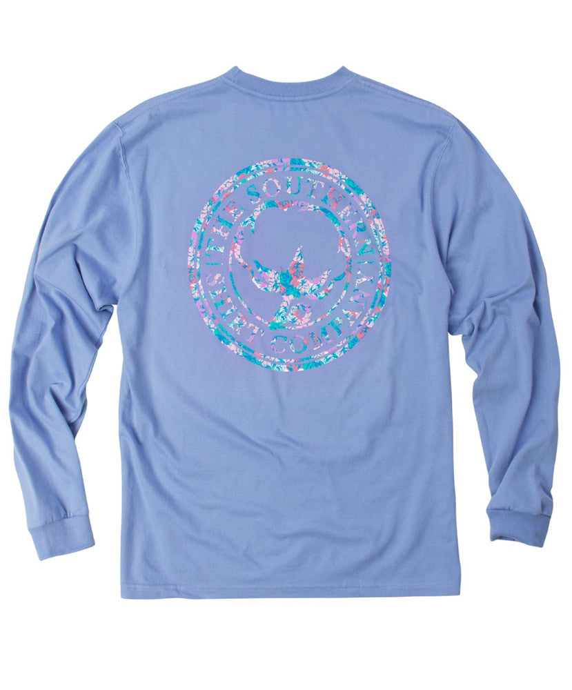 Southern Shirt Co - Floral Logo Long Sleeve Tee