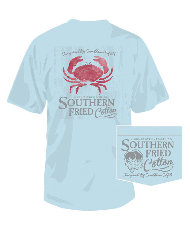 Southern Fried Cotton - Low Country Crab Pocket Tee