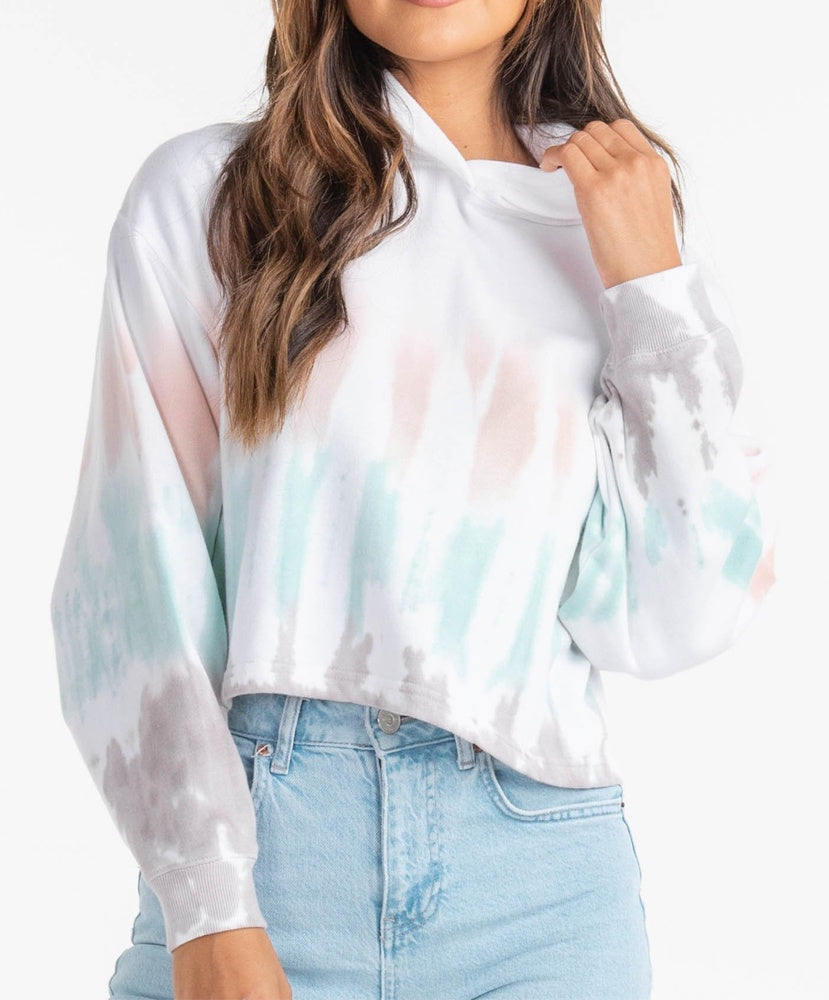 Southern Shirt Co - Cropped Tie Dye Hoodie