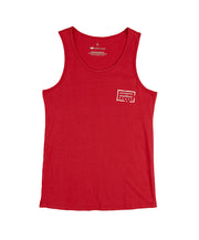 Southern Marsh - Authentic Tank Top - Crimson Front