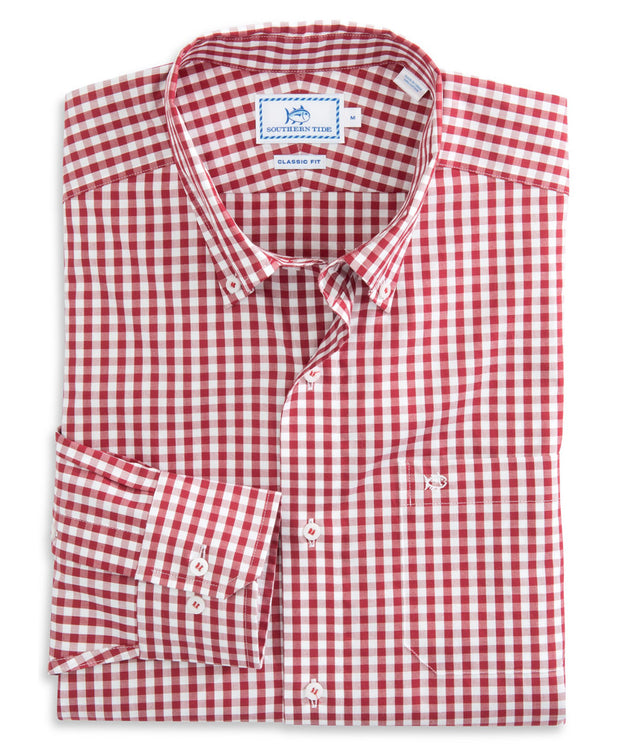 Southern Tide - Team Color Lowery Gingham Sportshirt