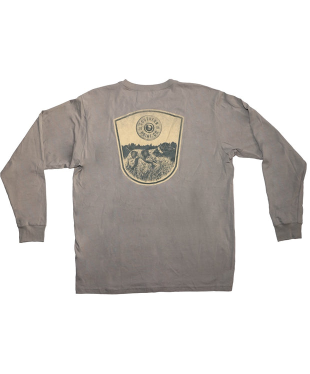 Southern Point - Distressed Dog Long Sleeve Tee