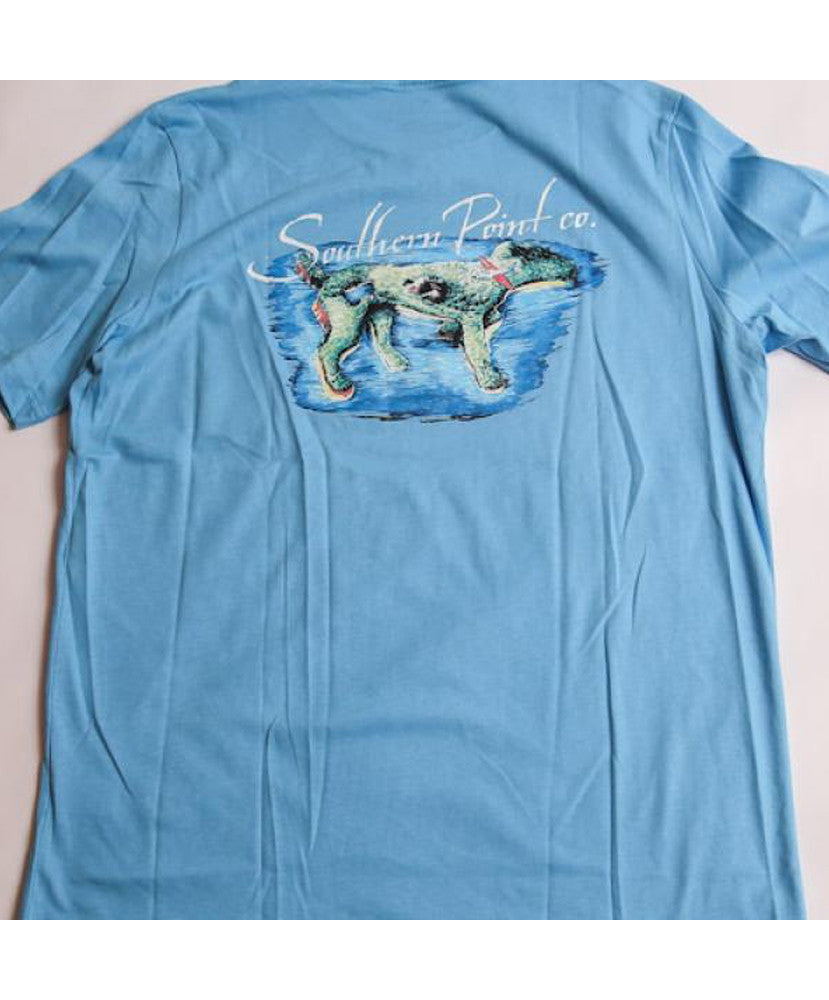 Southern Point - Dog Island Signature Tee- Blue