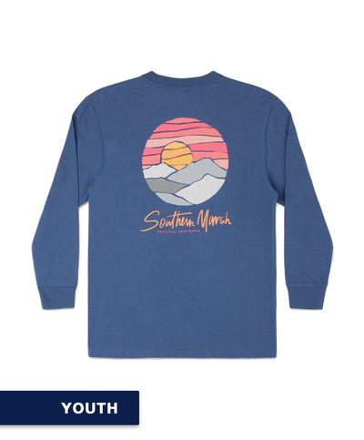 Southern Marsh - Youth Paper Mountains Long Sleeve Tee