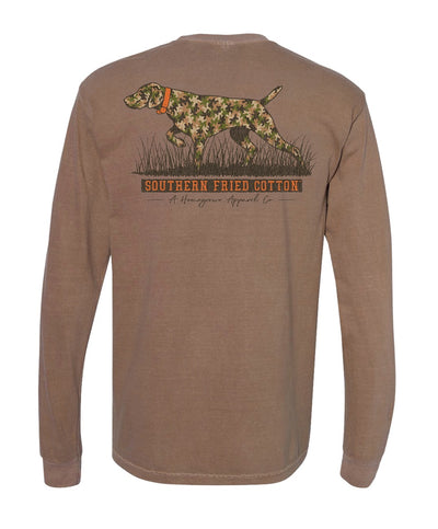 Southern Fried Cotton - Old School Pointer Long Sleeve