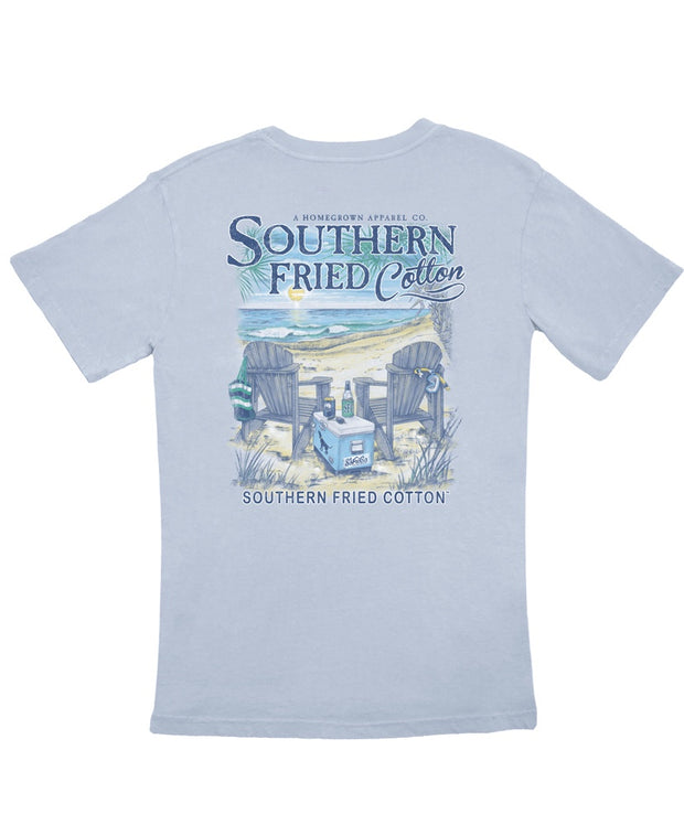 Southern Fried Cotton - Somewhere On A Beach Tee
