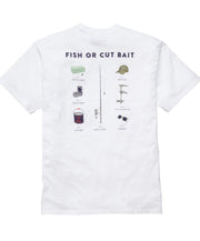 Southern Proper - Fish or Cut Bait Tee - White