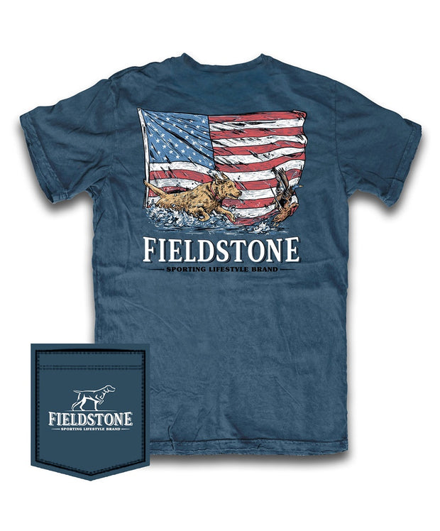 Fieldstone - Flag & Water Tee