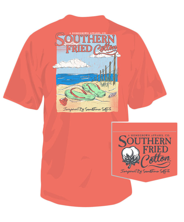 Southern Fried Cotton - Flip Floppin Pocket Tee