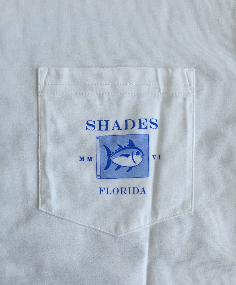 Southern Tide - State T: Florida - White Pocket