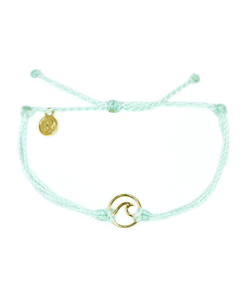 Pura Vida - Wave Charm Bracelet - Gold