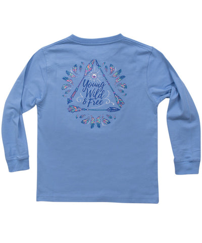 Southern Shirt Co - Youth Wild and Free Long Sleeve Tee