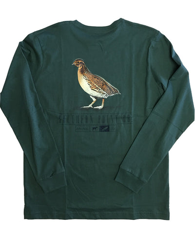 Southern Point - SIgnature L/S Tee Field Series Quail