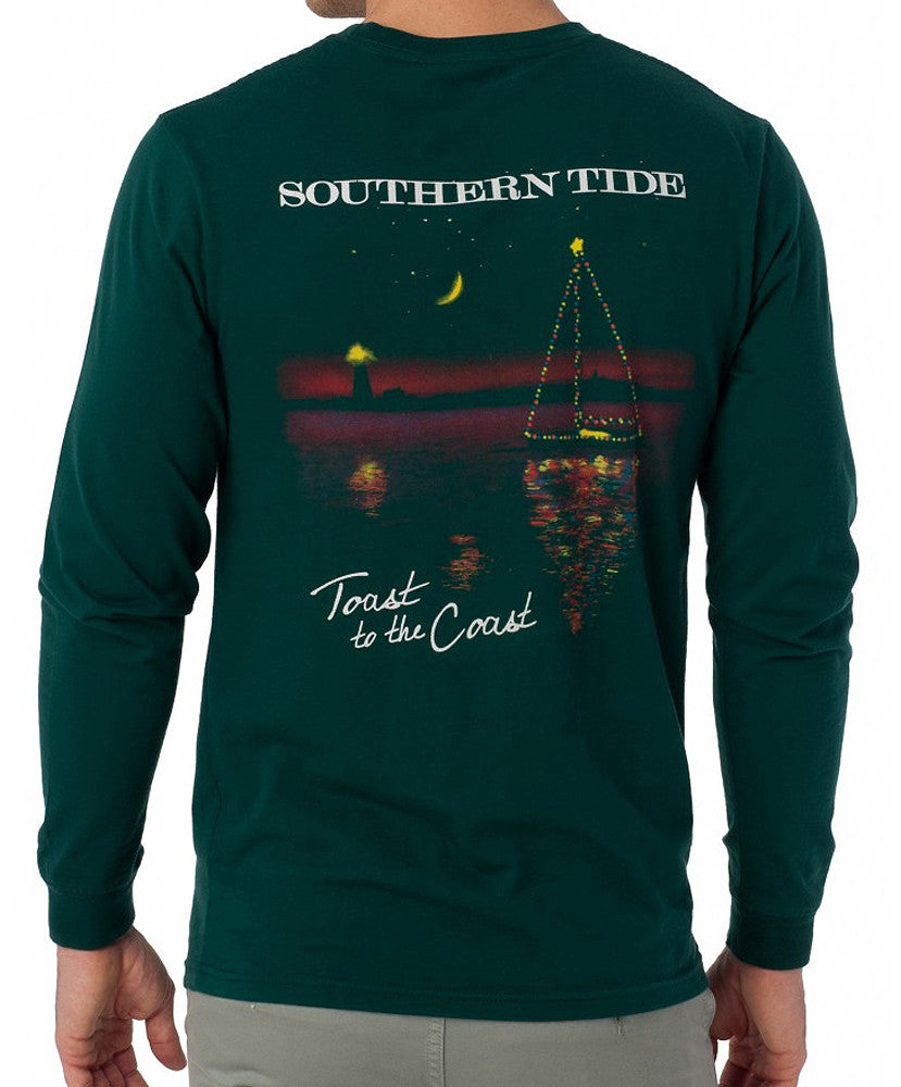 Southern Tide - Toast to the Coast Long Sleeve Tee