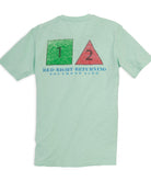 Southern Tide - Red Right Returning Tee - Sea Foam Back