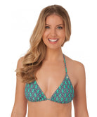 Southern Tide - Ladies Bikini Top Swimwear - Printed - Bermuda Teal