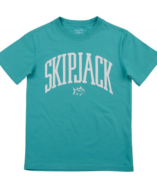 Southern Tide - Kids Varsity Skipjack T-shirt - Gulfstream