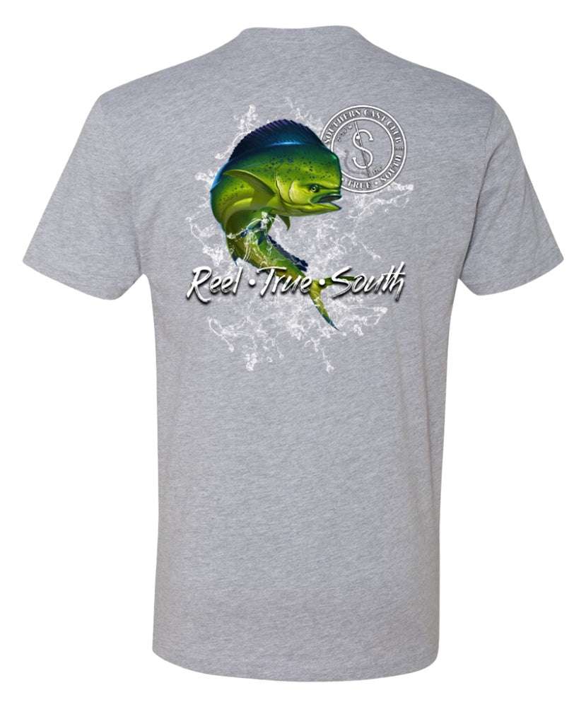 Southern Cast Club - Mahi Mahi Pocket Tee