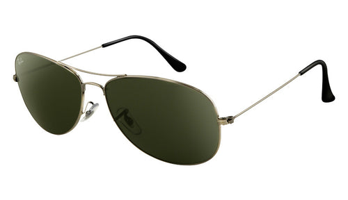 Ray-Ban Cockpit RB3362 004/51 Sunglasses 59-14 Gunmetal G15 Temple Mark Scratche RAY-BAN RB3362 004 59[]14 GUNMETAL G15 CRYSTAL LENS COCKPIT  main image 3