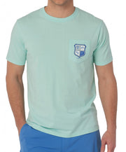 Southern Tide - Heritage Crest T-Shirt - Sea Foam Front