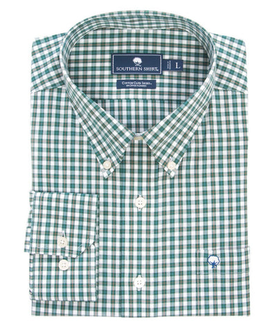 Southern Shirt Co - Woodland Check Cotton Club Long Sleeve