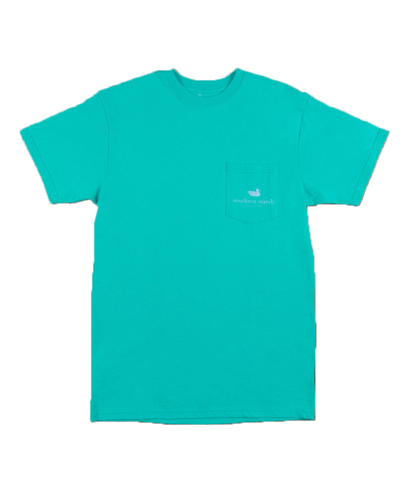 Southern Marsh - Outfitter Series Tee: Three - Jockey Green Front