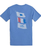 Southern Tide - Signal Flags T-shirt - Cool Water Back