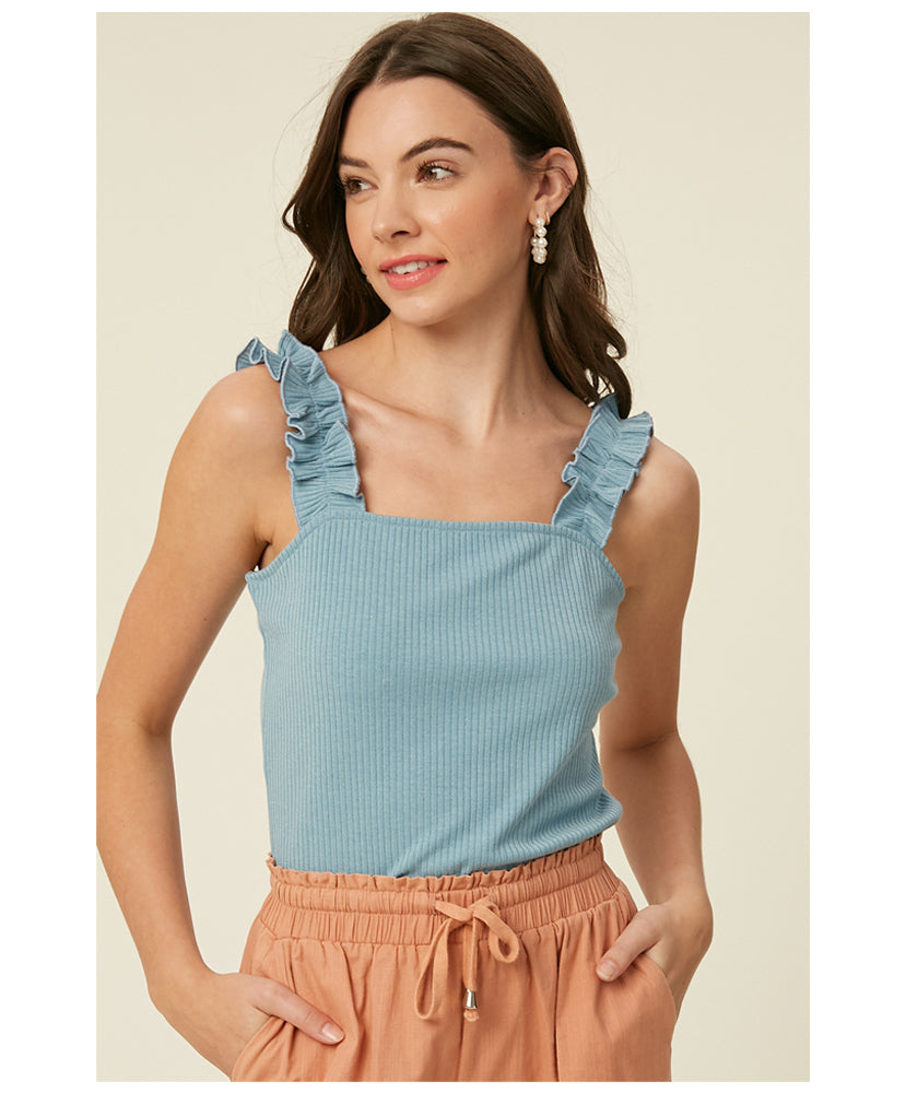 Ruffled Up Knit Top