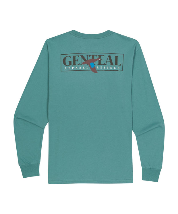 GenTeal - Cotton Logo Long Sleeve Tee - Silhouette