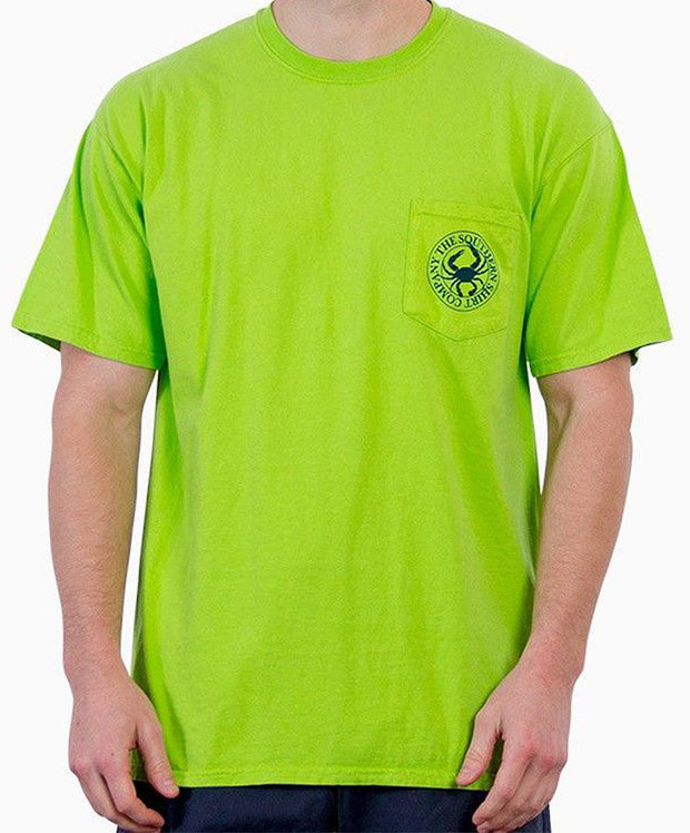 Southern Shirt Co. - Palmetto Club Short Sleeve Tee - Lime Front