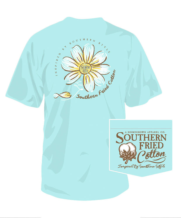Southern Fried Cotton - He Loves Me Pocket Tee
