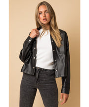 The Jillian Faux Leather Jacket