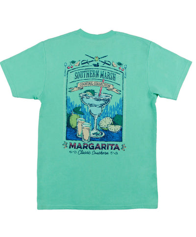 Southern Marsh - Cocktail Collection Tee: Margarita - Back