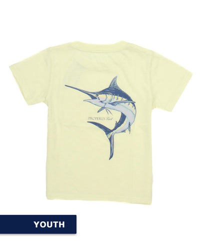 Properly Tied - Youth Blue Marlin Tee