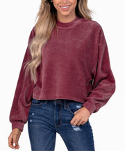 Southern Shirt Co - Cropped Corduroy Sweatshirt