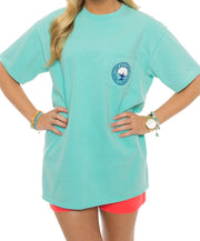 Southern Shirt Co. - Bow Tie Tradition Tee - Chalky Mint Front