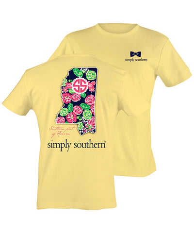 Simply Southern - Southern Part Of Heaven Mississippi Tee