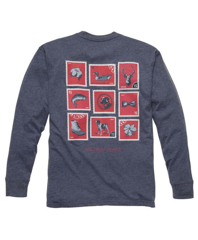 Southern Proper - Southern Stamp Long Sleeve Tee