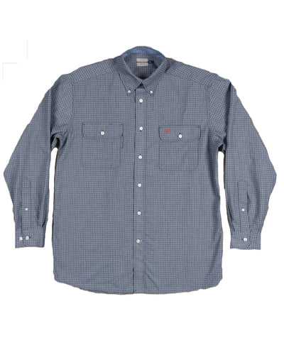 Southern Marsh - Leeward Textured Grid Long Sleeve Shirt