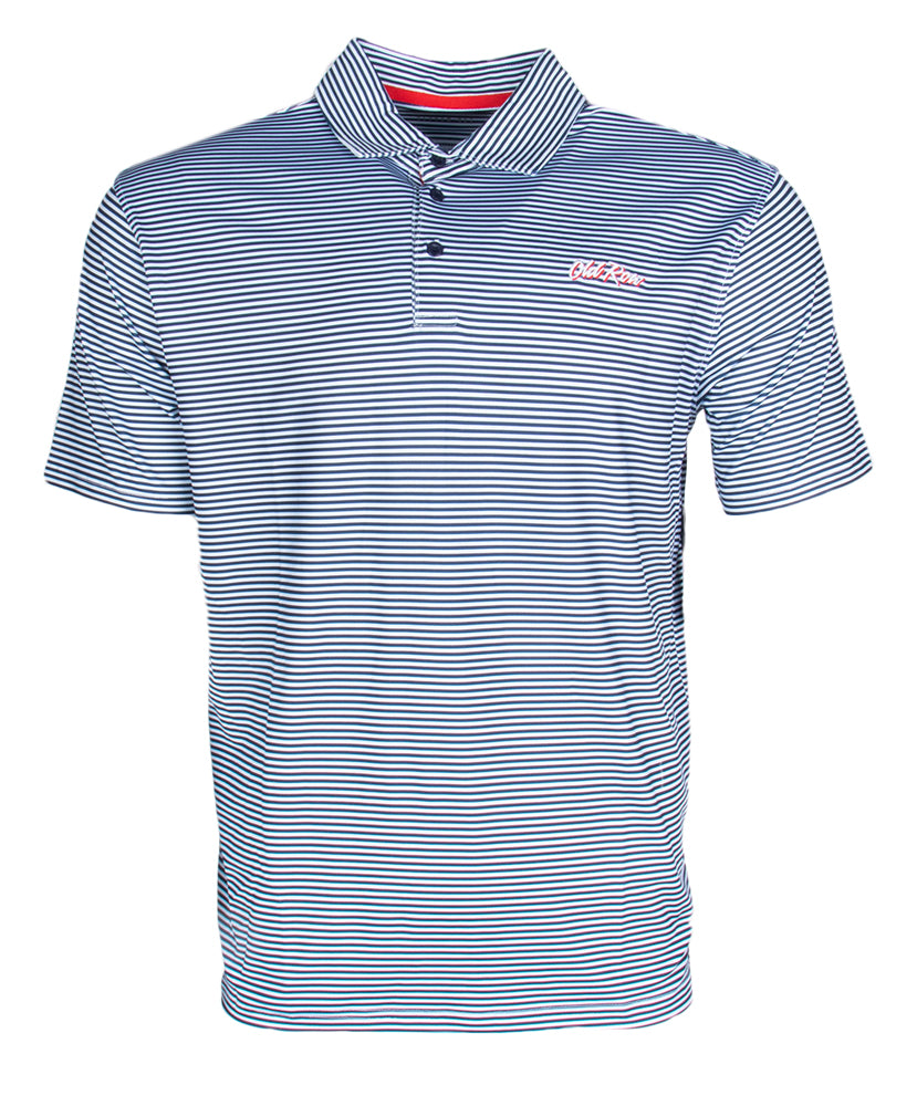 Old Row- Mini Stripe Polo