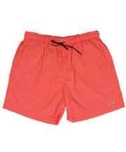 Southern Marsh - The Dockside Swim Trunk - Neon Coral w/ Lime Duck