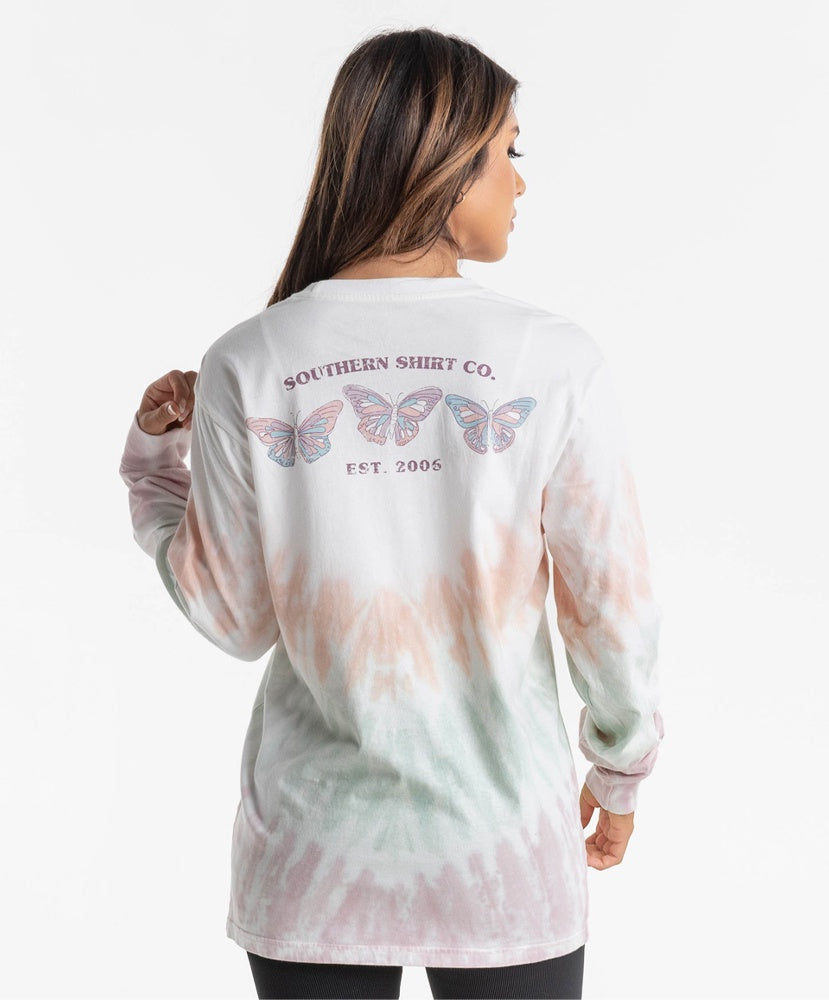 Southern Shirt Co - Mariposa Tie Dye Tee Longsleeve