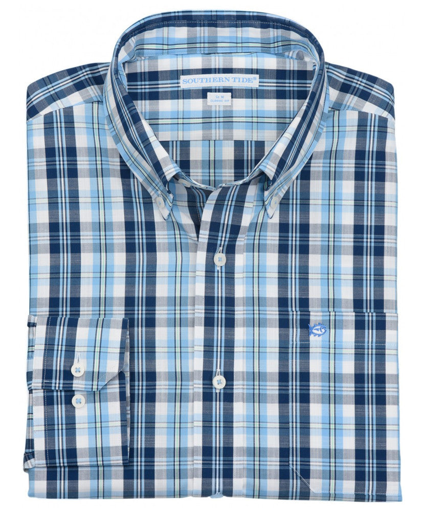 Southern Tide - North Lagoon Plaid Sport Shirt - Ocean Channel