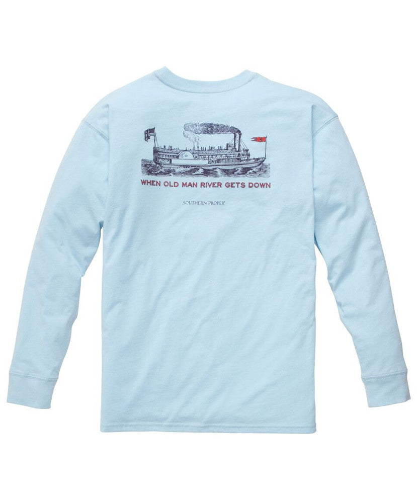Southern Proper - Old Man River Long Sleeve Tee