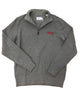 Southern Tide - Flat Back Rib 1/4 Zip-Heathered-Ole Miss