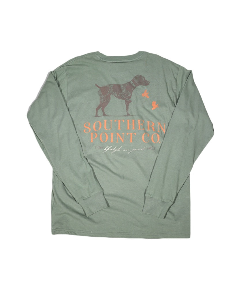 Southern Point - Birds Flushing Long Sleeve Tee
