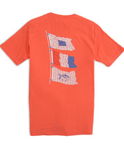 Southern Tide - Signal Flags T-shirt - Hot Coral Back