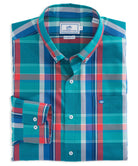 Southern Tide - Outrank Plaid Classic Sport Shirt - Atlas Green