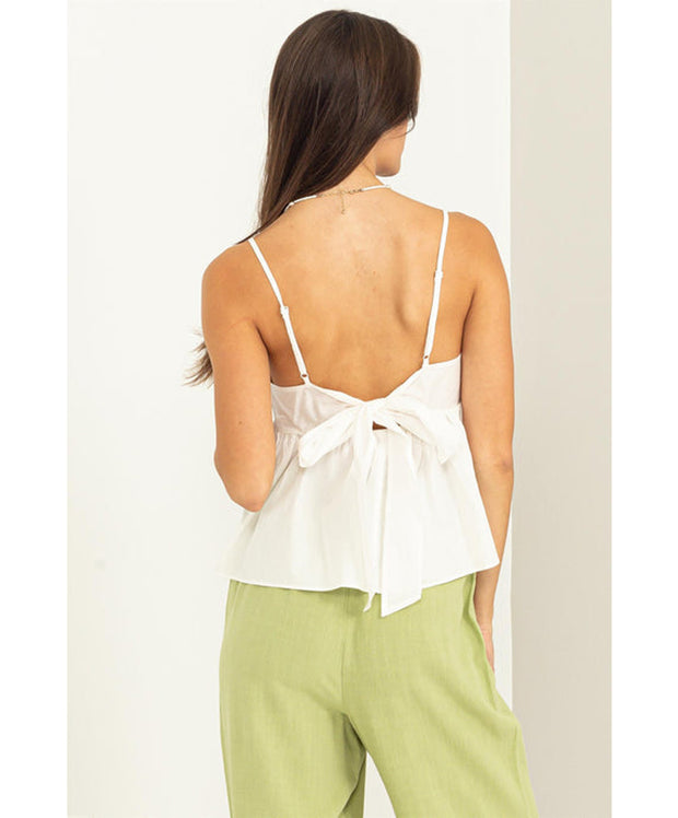 Knot Your Type Tie-Back Cami